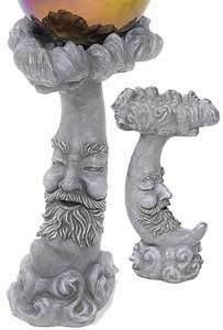Man in the Moon Garden Globe Stand
