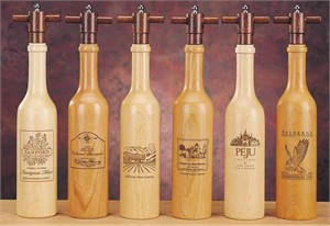 Personalized wine bottle pepper mill Personalized wine bottle pepper mill