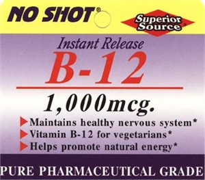 No-Shot Vitamin B-12 Sublingual Tablets