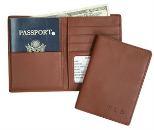 Monogrammed Passport Wallet Monogrammed Passport Wallet