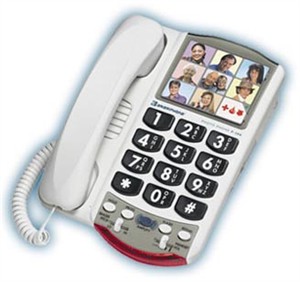 Photo Phone with big buttons and amplifier P-300