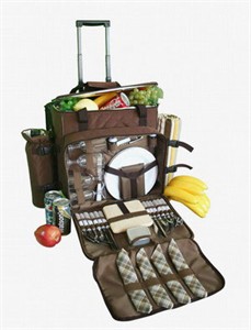 Picnic Gift 2360 Ensemble Insulated Cooler on Wheels Picnic Gift 2360 Ensemble Insulated Cooler on Wheels