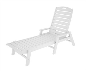 POLYWOOD NCC2280 Nautical Chaise with Arms