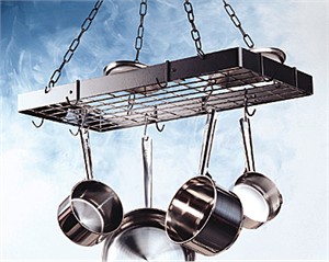 Pot rack : Rogar 2315 standard black & chrome
