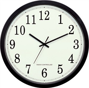 Radio Controlled 14" Wall Clock - Lacrosse WT-3143A