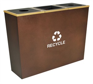 Ex-Cell Metro RC-MTR-3 HCPR 3 Stream Recycling Bin