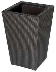 DMC Square Resin Wicker Planter DMC Square Resin Wicker Planter