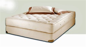 RoyalPedic Premiere Natural Organic Cotton with Wool Mattress Set