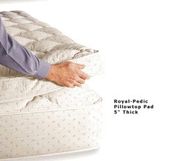 Royal-Pedic Royal Cloud Pillowtop Pad 5"