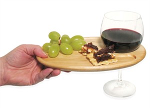 JK Adams WD-OVAL Wine and Dine Appetizer Tray