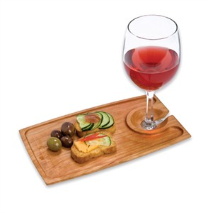 J.K. Adams WD-RECT Wine and Dine Appetizer Plate