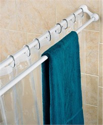 Duo Shower Curtain Rod Duo Shower Curtain Rod
