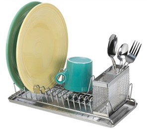 Small Dish Rack with Drain Tray Small Dish Rack with Drain Tray