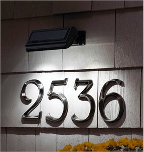 Whitehall 14247 Solar Address Lamp
