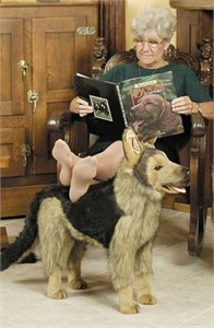 German Shepherd Footrest