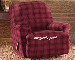 Surefit Stretch Belmont Plaid Recliner Cover