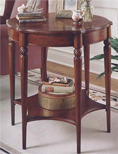 Traditional End Table with shelf Traditional End Table with shelf