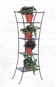 Wrought iron etagere Wrought iron etagere