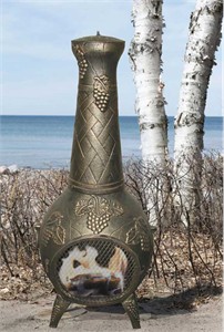 Deeco DM-001-AA European Vineyard Chiminea
