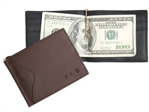 Monogrammed  Leather Wallet