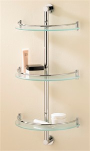 Valsan 57307 Curved Wall Shelf 