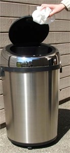 Infrared Auto Open 17 gallon Trash Can  
