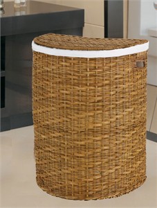 Half Moon Wicker Hamper Half Moon Wicker Hamper